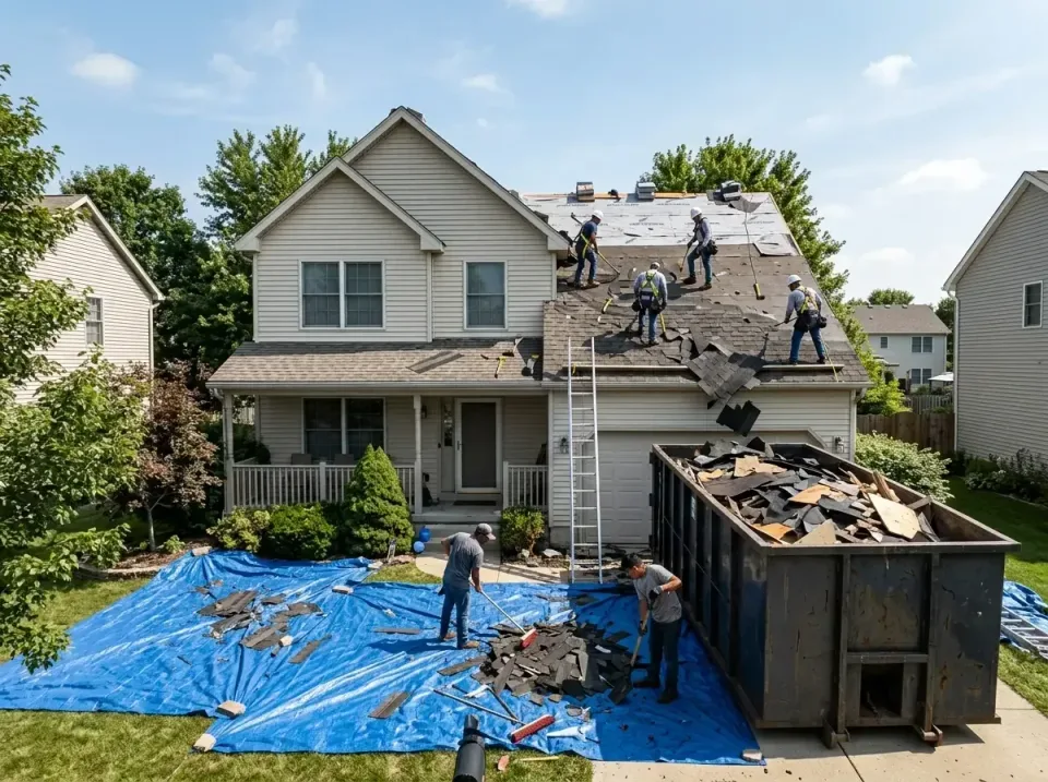 roof-replacement-debris-remova-004 — frequently asked questions, Cheapest Dumpster Rentals in Mount Vernon, IL